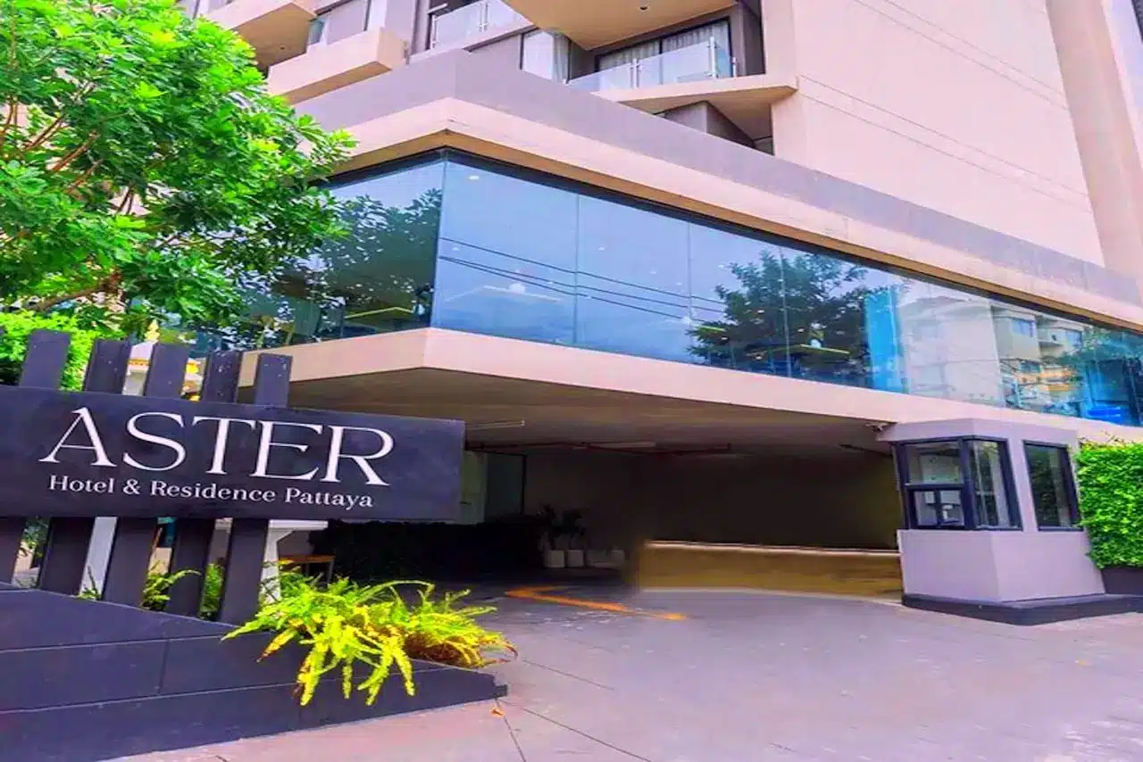 Eingangsbereich zum Aster Hotel and Residence Pattaya